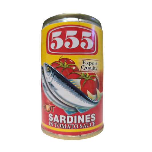 555 Sardines - Tomato Sauce (HOT)