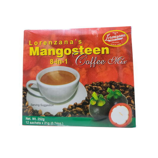 Lorenzana's Mangosteen Coffee Mix - 8 in 1